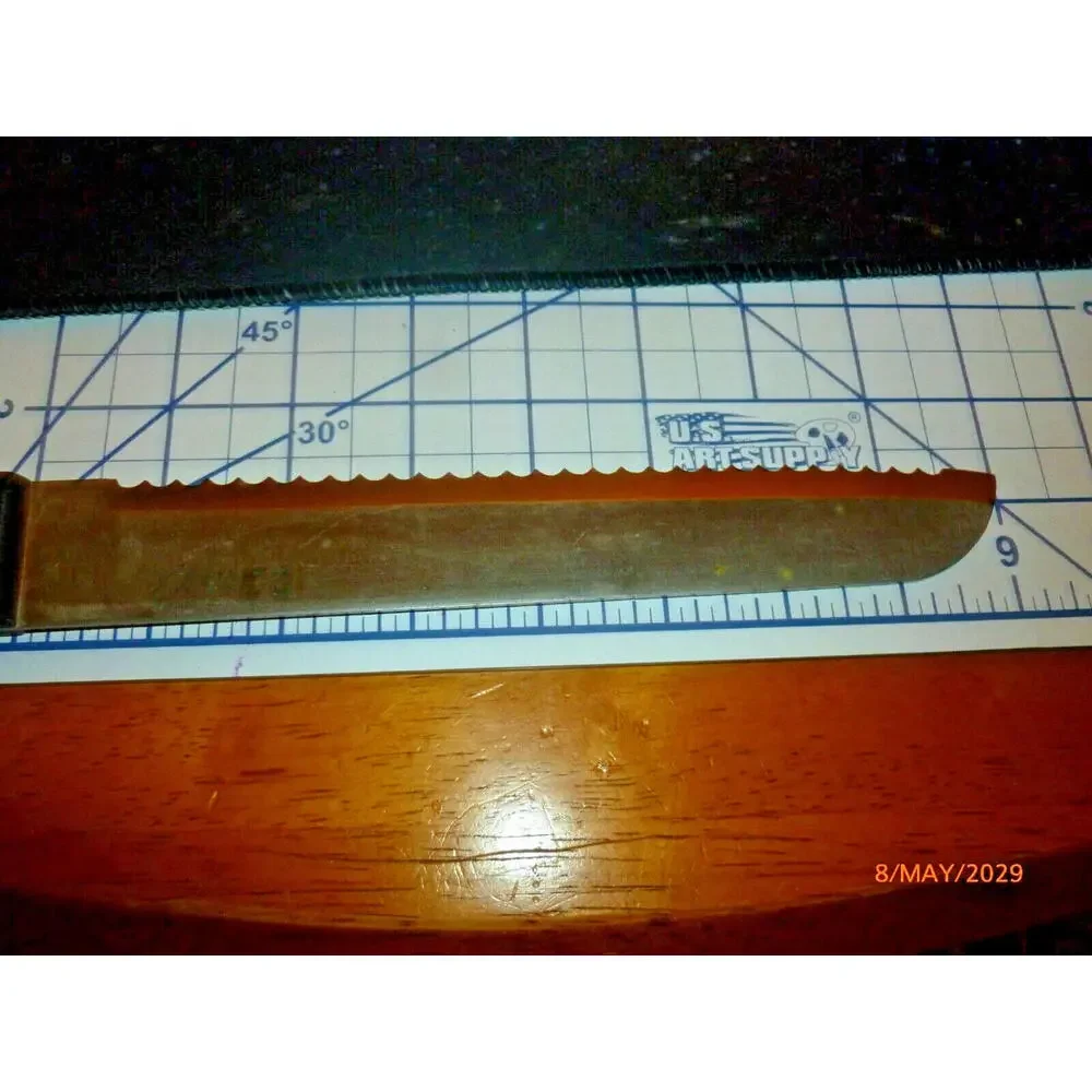Humbee Chef Bread Knife Excellent 10 Inch Black 3CR14 Serrated Kitchen Tool